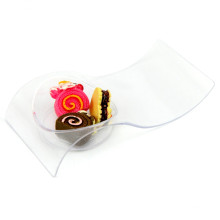 PP/PS Plastic Disk Disposable Saucer Special Design Dish 5.6cm